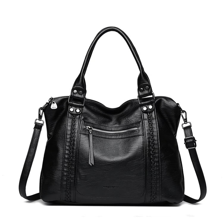 Luxury Genuine Brand Soft Leather Shoulder Crossbody Bags, Women Bags Designer Tote Messenger Bag