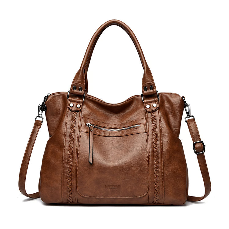 Luxury Genuine Brand Soft Leather Shoulder Crossbody Bags, Women Bags Designer Tote Messenger Bag