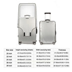 Transparent Travel Luggage Cover – Waterproof Dustproof PVC Suitcase Protector