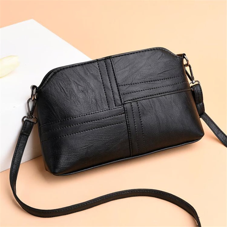 Luxury Design Shoulder Bag for Women, Vintage PU Leather Ladies Messenger Bags, Small Splicing Handbag