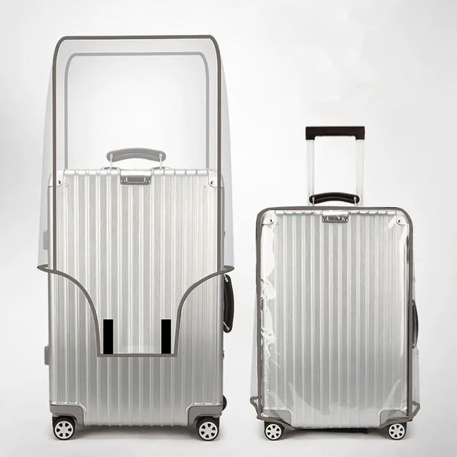 Transparent Travel Luggage Cover – Waterproof Dustproof PVC Suitcase Protector