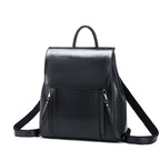 Mini Leather Backpack for Men Compact PU Leather Travel Chest Bag Small Sling Backpack